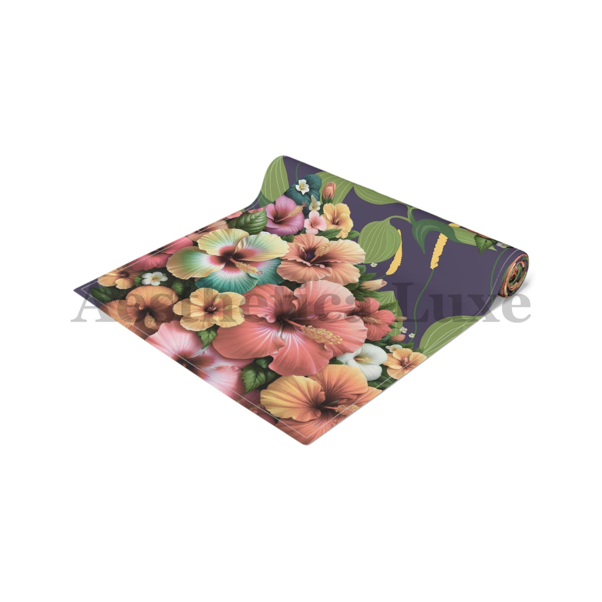 Floral Table Runner - Vibrant Cotton & Poly Home Decor