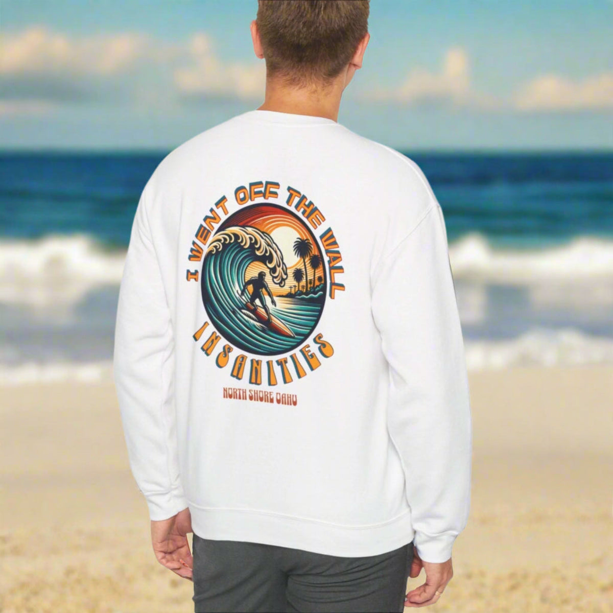 I Went Off the Wall, Insanities Unisex Heavy Blend™ Crewneck Sweatshirt