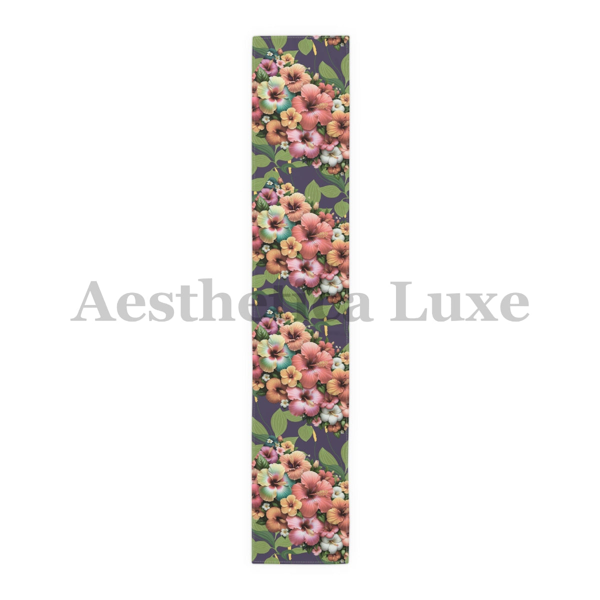 Floral Table Runner - Vibrant Cotton & Poly Home Decor