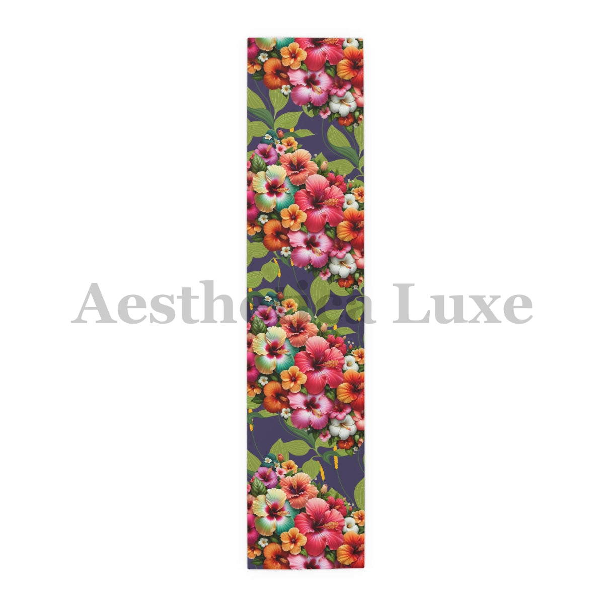 Floral Table Runner - Vibrant Cotton & Poly Home Decor