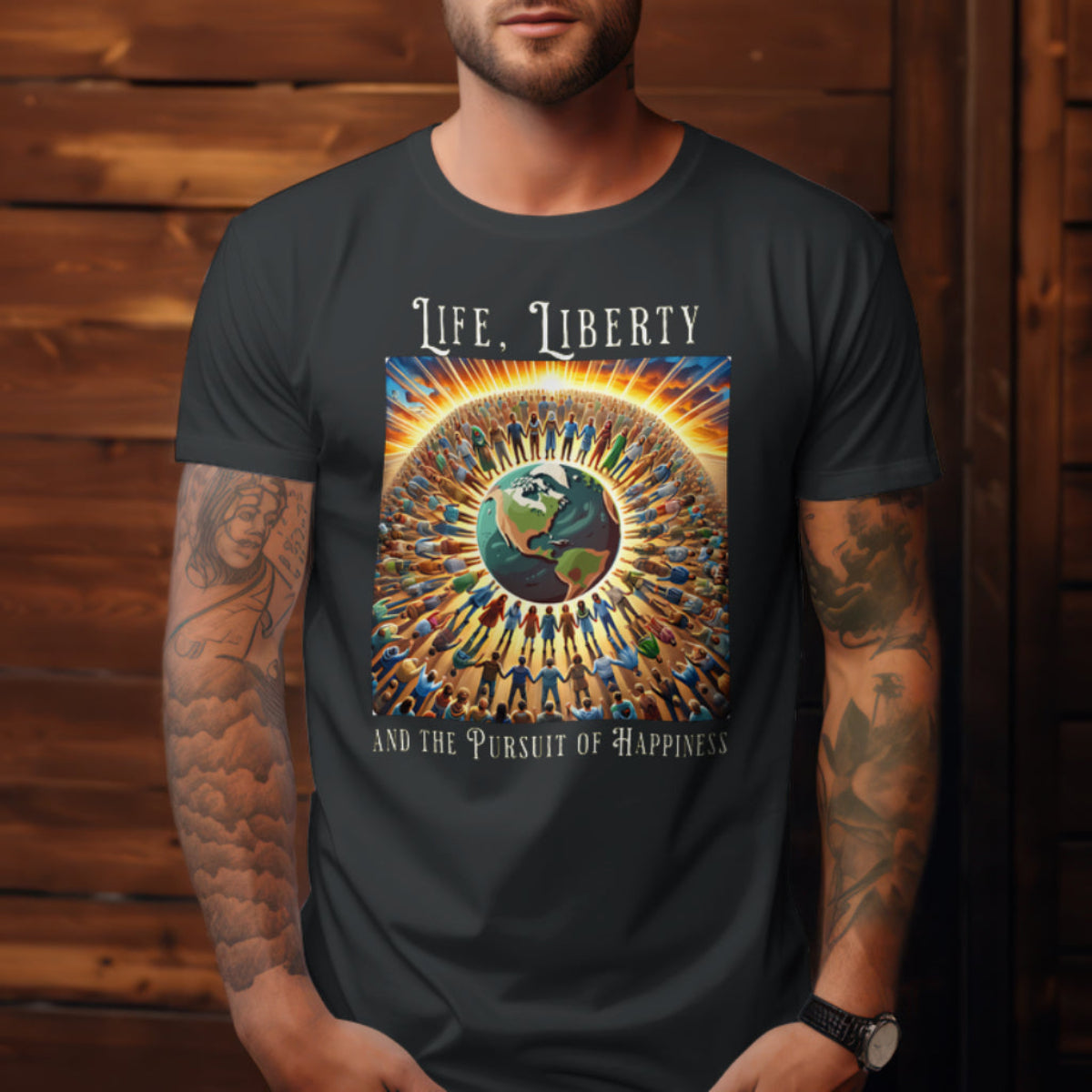 Life, Liberty, and the Pursuit of Happiness Unisex Softstyle T-Shirt